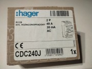 Wyłącznik różnicowo prądowy Hager CDC 240J 30mA 2P