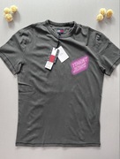 Tommy Jeans T-shirt XS DM0DM21829 BOS – nowy z metką, ciemnoszary / czarny