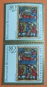 Niemcy DB znaczki 1987 # 1346** Boże Narodzenie dwójka pionowa 