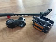 Używany pakiet pedały+mostek+podpórka MTB MEGA Czytaj opis 