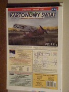 Kartonowy Świat PZL P,11c  1:50                   