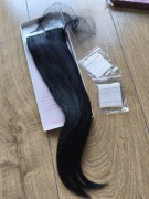 Ludzkie Włosy 100% Tape-In 35cm | Zagęszczające #1 Czarny |Fuotonbuty Auk 2