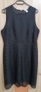 Czarna, ażurowa sukienka bez rękawów marki H&M XXL