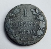 1 grosz 1840 Królestwo Kongresowe