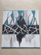 Obraz abstrakcja 25x25cm