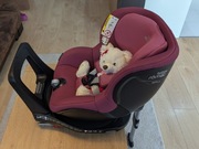 Śliczny Różowy Fotelik Britax Romer Dualfix M i-size BR Rose Wine