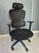 SONGMICS Ergonomiczne krzesło obrotowe, oparcie regulowane w 4 stopniach