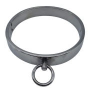 Obroża ze stali nierdzewnej. Zamykana na śrubę. Rozmiary 38 i 41 cm.