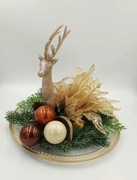 Stroik Renifer, ozdoba świąteczna Bożonarodzeniowa