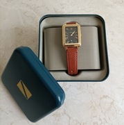 damski zegarek Fossil Raquel ES5303 brązowy na pasku