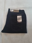 Sztruksowe spodnie czarne Qizhen 32 pas 80-82 cm