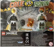 Lego Ninjago 112215 - Cole vs Ronin - minifigurki njo0493  njo0657 NOWE