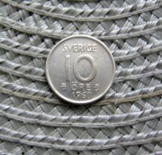 Szwecja 10 Ore 1960r