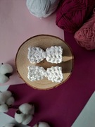 Bawełniane spinki do włosów różne kolory