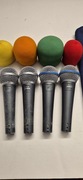 Shure Beta58a Oryginalny mikrofon przewodowy 4 sztuki