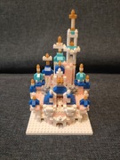 Kolorowy zamek zameczek z klocków Fantasy Castle