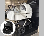 Wózek Venicci Upline 2 + fotelik Maxi-Cosi Pebble 360 Pro2 | zestaw 3w1