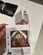 Świąteczny domek kadzielnica deluxa + kadzidełka zapachowe