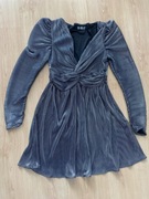 Sukienka elegancka srebrna Answear Lab
