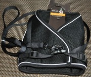 NOWE-Szelki dla psa/kota+ smycz -XL- czarne - KRK