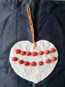 Serce z masy solnej jesienna jarzębina 2