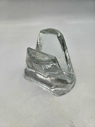 serwetnik szklany z grubego szkła 