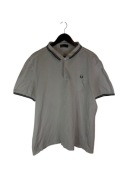 Koszulka polo Fred Perry biała z logiem XXL