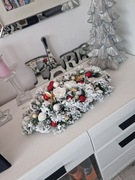 Świąteczny stroik Boże Narodzenie z lampkami