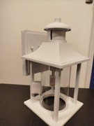 Nowa lampa zewnętrzna Lamomo z czujnikiem ruchu biała, aluminium, IP23