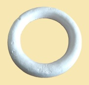 WIANEK ze styropianu do wyrobu wiązanek, stroików , RING 24 cm