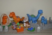 Little People, Fisher Price - dinozaury, otwierane jajo, figurki