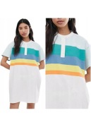 Damska Sukienka Oversize Wrangler Polo Dress White W9N0FZ989 Rozmiar S