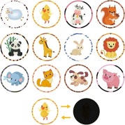 Naklejki do nauki korzystania z nocnika zmieniające kolor po siusianiu