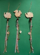 Ozdoby świąteczne Dekoracje na Boże narodzenie Zawieszki EKO rękodzieło