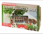 Nasiona Pomidorki cherry i bazylia Zestaw do uprawy 