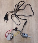 Transformator sieciowy + silniczek elektryczny 