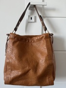 Torebka na ramię rudy brązowy Parfois skóra ekologiczna 