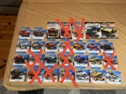 Hot wheels 27 luźnych i 2 pełne sety (BMW i F&F)