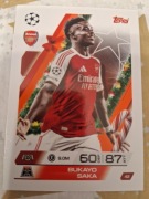 MATCH ATTAX UCL 2025/26 2026 42 BUKAYO SAKA ARSENAL LONDYN Christmas Edi