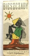 MAPA   BIESZCZADY   ROK  1969.