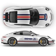 SPERSONALIZOWANA WYKLEJKA ROTHMANS PORSCHE 911