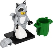 LEGO Minifigurka Raccoon Costume Fan col22-10 seria 22 (71032)