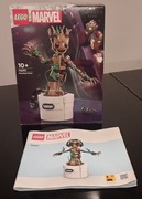 Puste pudełko + instrukcja LEGO Marvel 76297 Dancing Groot – oryginał