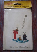 CEPELIA Kartka Świąteczna Boże Narodzenie PRL