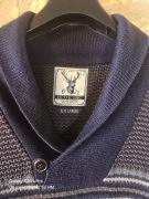 Niemiecki swetr myśliwski wędkarski, trekkingowy bluza myśliwska XL/XXL.