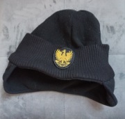 Czapka Zimowa Uszatka Straż Miejska Gminna kolor czarny 