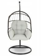 BLOOMA Cannock Kokon KOSZ HUŚTAWKA PREMIUM Super jakość  Antracyt 