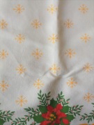 Obrus bożonarodz.polski len / bawełna 155 x 135 cm