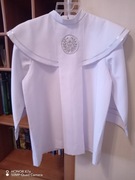 Alba komunijna chłopięca krótka z oblamówką SUPER STAN