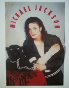 Michael Jackson / Lisa Stansfield   (plakat A3 z czasopisma Popcorn)